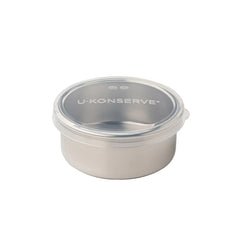 U-Konserve MEDIUM ROUND – SILICONE LID CLEAR