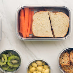 U-Konserve RECTANGULAR WITH CLEAR SILICONE LID