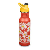 Klean Kanteen Classic S/S Bottle w Sports Cap 18oz (532ml)