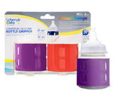 Cherub Baby Wideneck Universal Colour Change Bottle Gripper Twin Pack