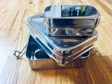 GREEN ESSENTIALS - Tuck-a-Stacker trio lunchbox