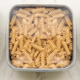 SQUARE TO-GO LARGE CONTAINER – CLEAR SILICONE LID