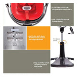 Fresco Chrome Seat Pad Starter Kit RED