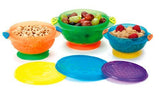 Munchkin Three Stay Put 3-Pack Suction Bowl