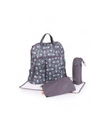 Okiedog Australia Damask Trek backpack diaper bag petrol blue