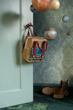 Small backpack golden + inventor green + flowerfield green- Sticky Lemon